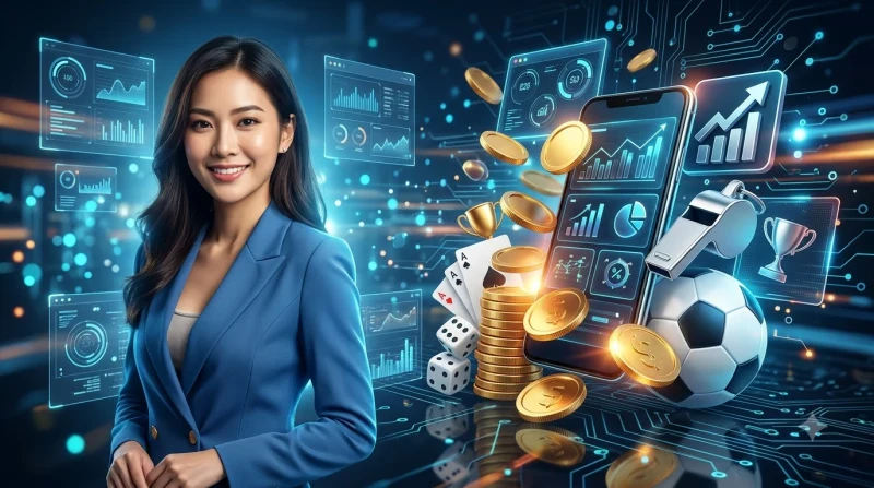 Biểu tượng khiên uy tín và thẻ xác minh minh họa tiêu chí nhận diện trang cá cược bóng đá an toàn