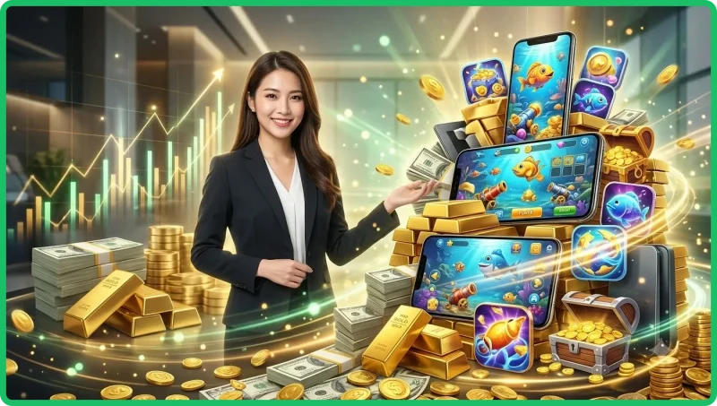 Nhiều bảng game bắn cá phát sáng chồng lớp thể hiện sự bối rối khi lựa chọn